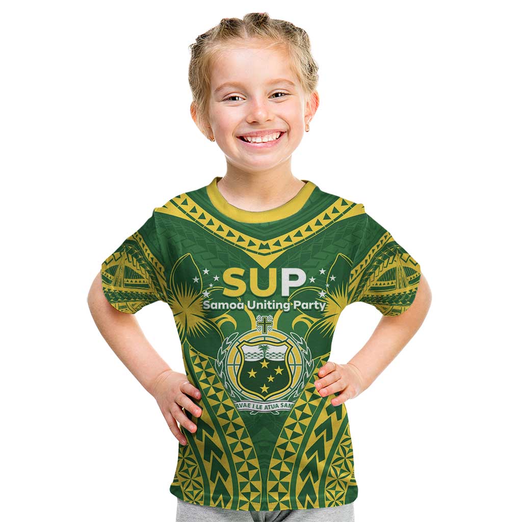 Samoa SUP Kid T Shirt Samoan Coat Of Arms - Polynesian Pride