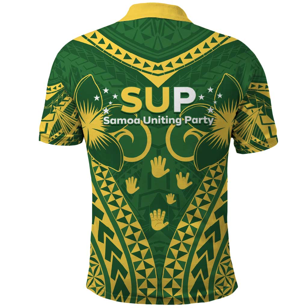 Samoa SUP Polo Shirt Samoan Coat Of Arms - Polynesian Pride