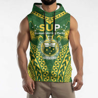 Samoa SUP Sleeveless Hoodie Samoan Coat Of Arms LT05 - Polynesian Pride