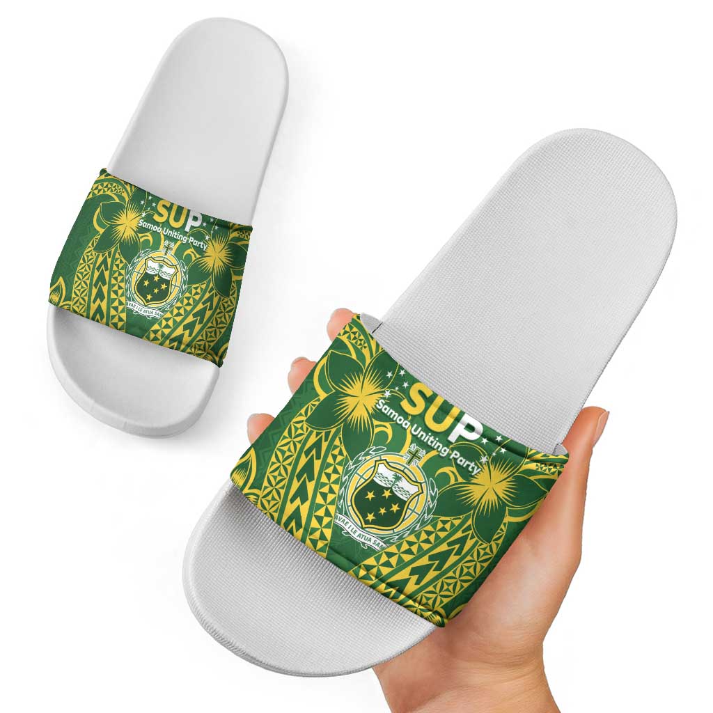 Samoa SUP Slide Sandals Samoan Coat Of Arms LT05 - Polynesian Pride