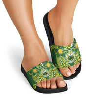 Samoa SUP Slide Sandals Samoan Coat Of Arms LT05 - Polynesian Pride