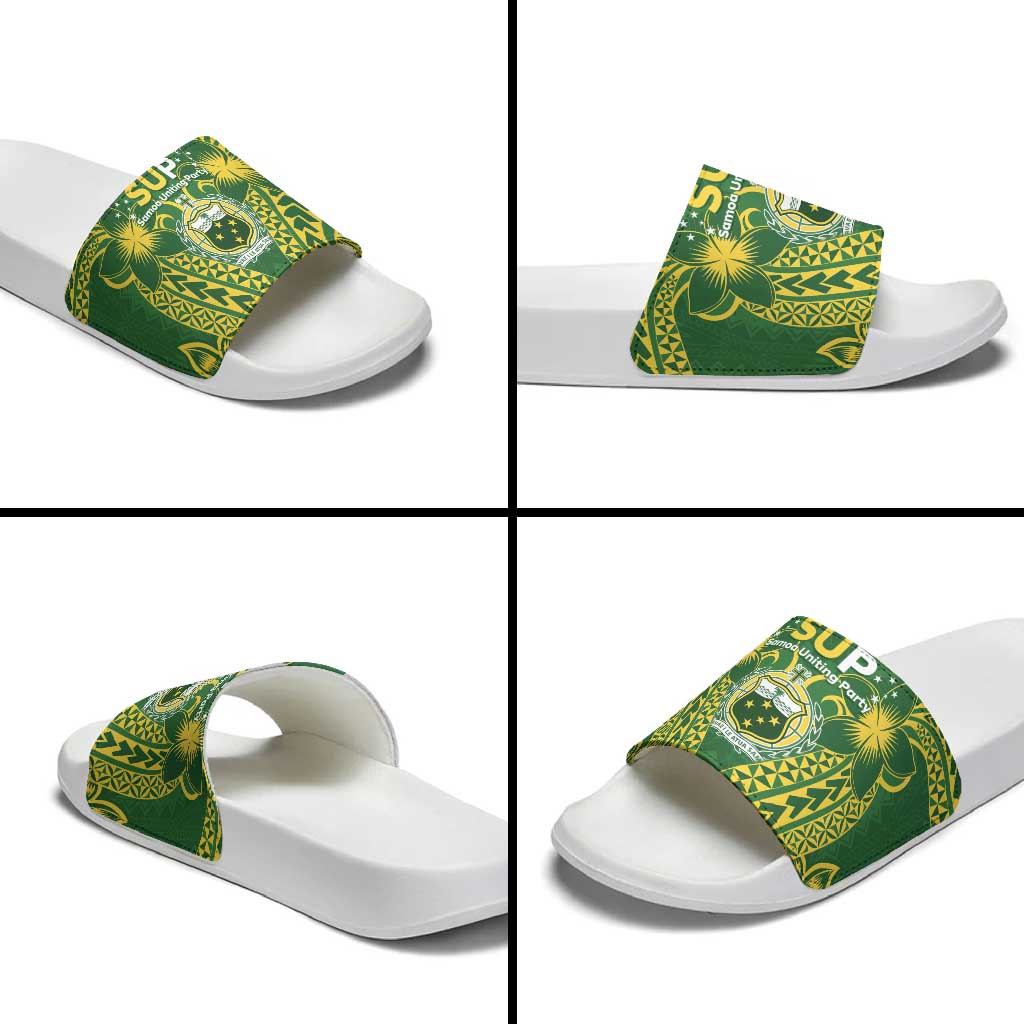 Samoa SUP Slide Sandals Samoan Coat Of Arms LT05 - Polynesian Pride