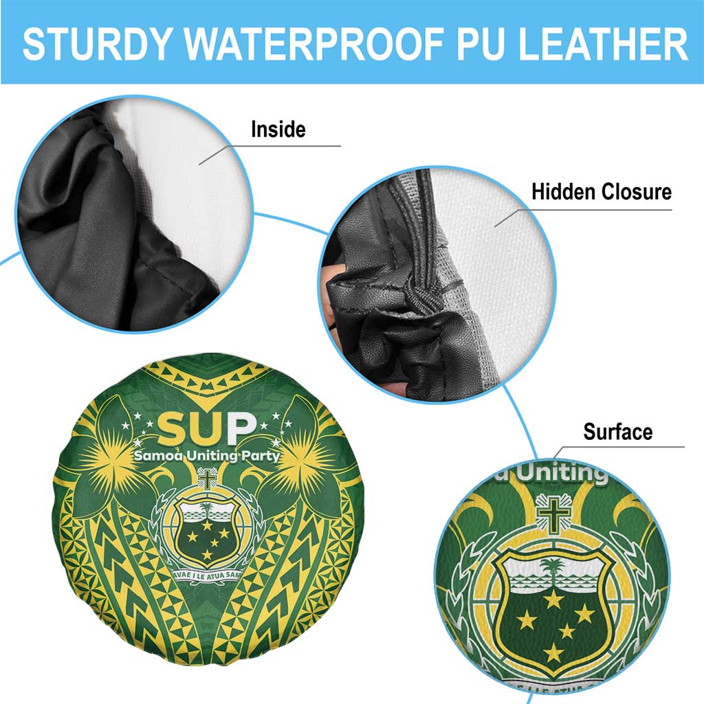 Samoa SUP Spare Tire Cover Samoan Coat Of Arms LT05 - Polynesian Pride