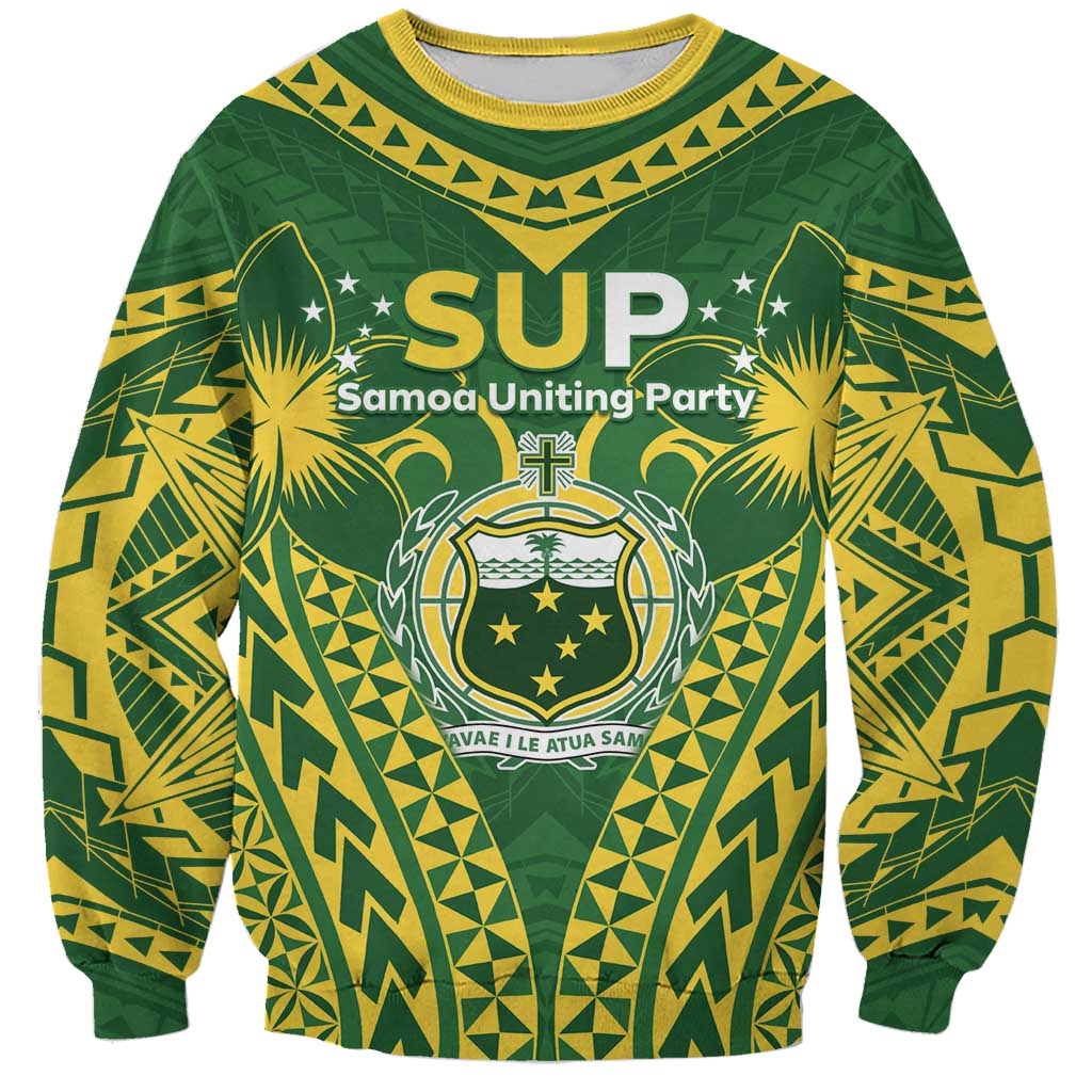 Samoa SUP Sweatshirt Samoan Coat Of Arms - Polynesian Pride