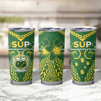 Samoa SUP Tumbler Cup Samoan Coat Of Arms - Polynesian Pride