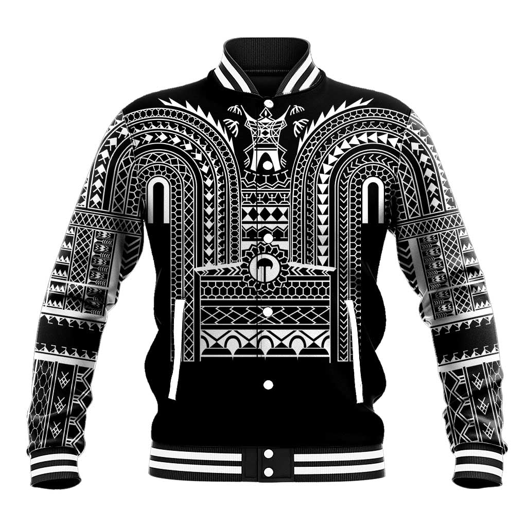 Philippines Igorot Tribal Art Tattoo Black Baseball Jacket - Polynesian Pride