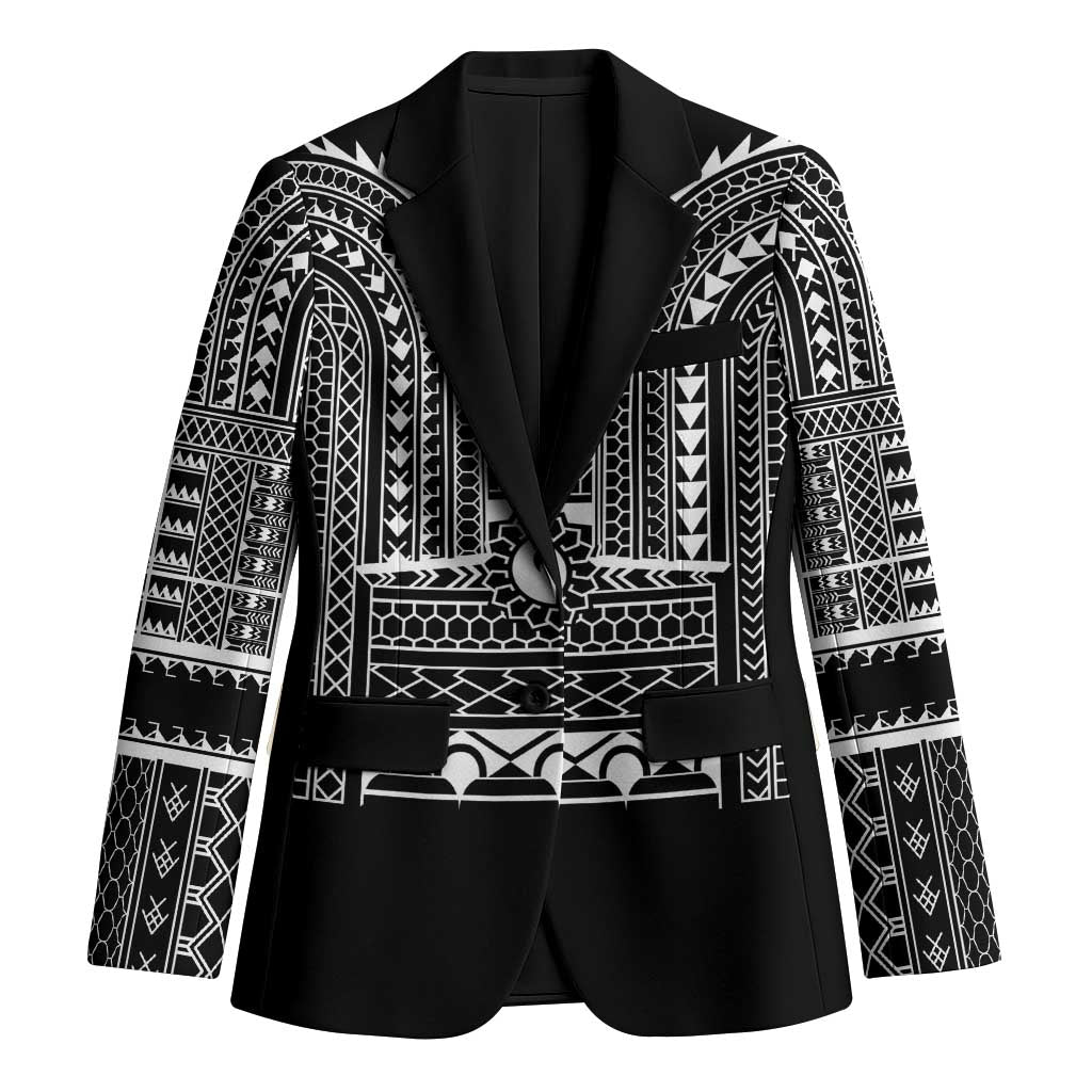 Philippines Igorot Tribal Art Tattoo Black Blazer - Polynesian Pride