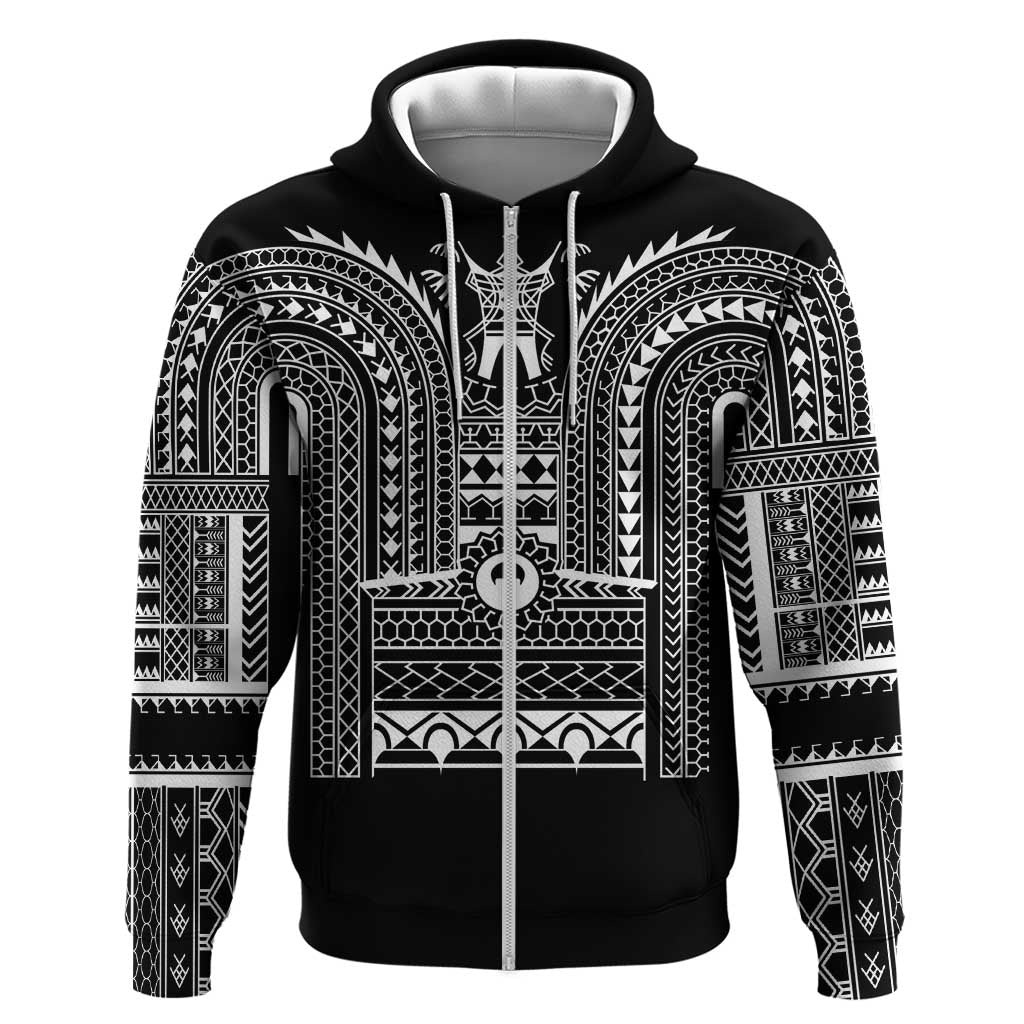 Philippines Igorot Tribal Art Tattoo Black Hoodie - Polynesian Pride