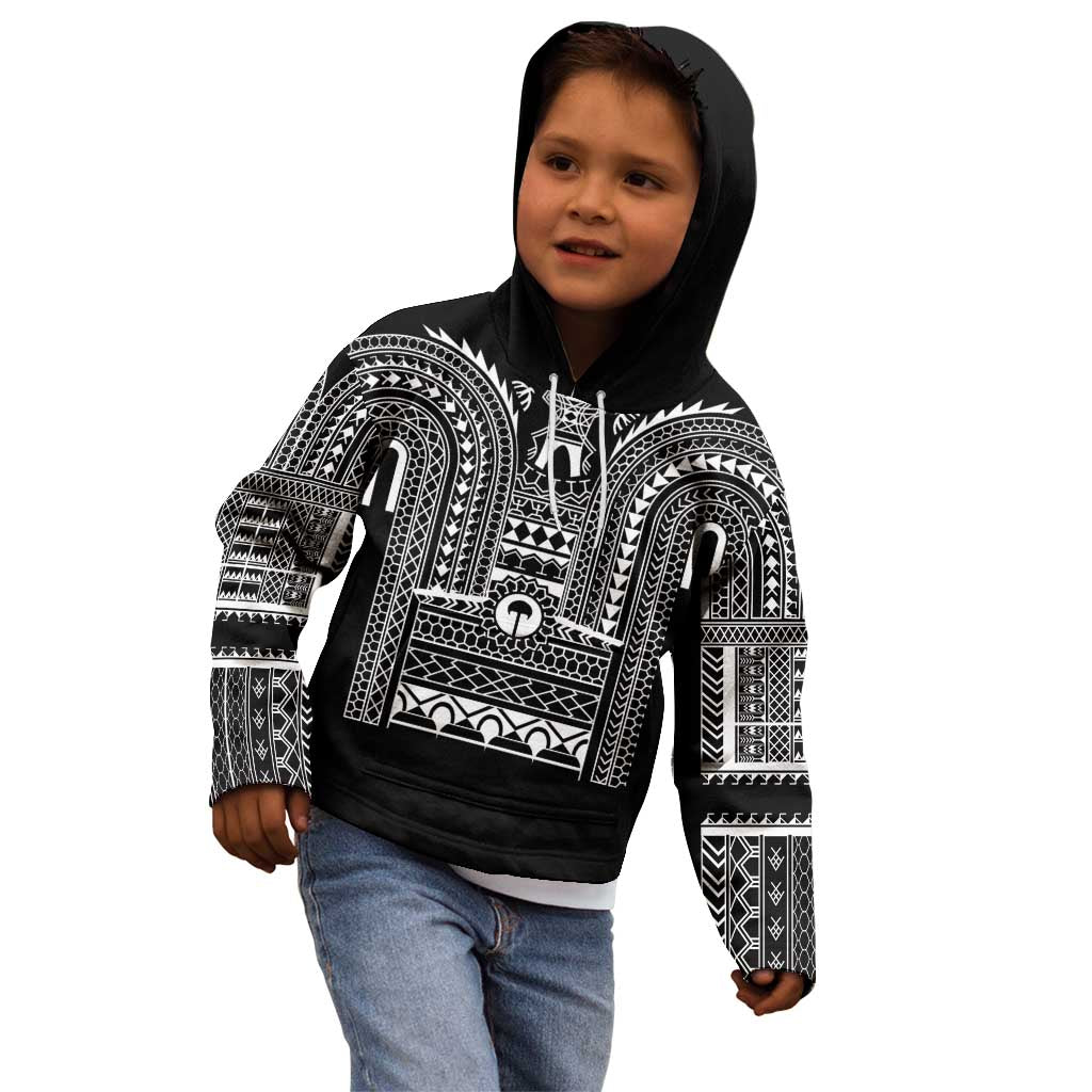 Philippines Igorot Tribal Art Tattoo Black Kid Hoodie - Polynesian Pride