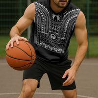 Philippines Igorot Tribal Art Tattoo Black Sleeveless Hoodie - Polynesian Pride