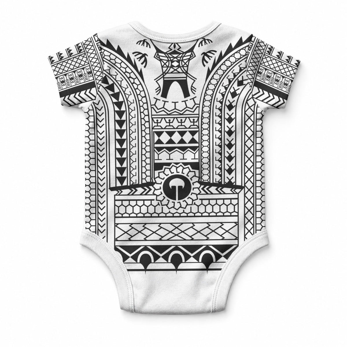 Philippines Igorot Tribal Art Tattoo White Baby Onesie