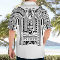 Philippines Igorot Tribal Art Tattoo White Hawaiian Shirt - Polynesian Pride