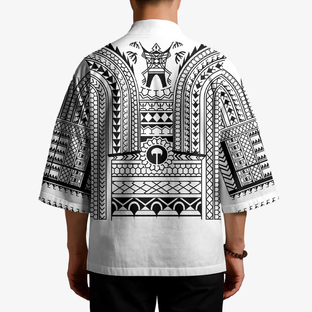 Philippines Igorot Tribal Art Tattoo White Kimono - Polynesian Pride