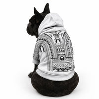 Philippines Igorot Tribal Art Tattoo White Pet Hoodie
