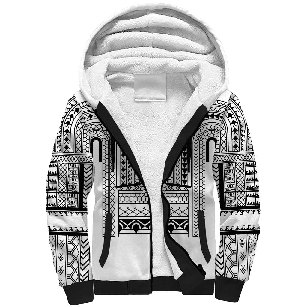Philippines Igorot Tribal Art Tattoo White Sherpa Hoodie - Polynesian Pride