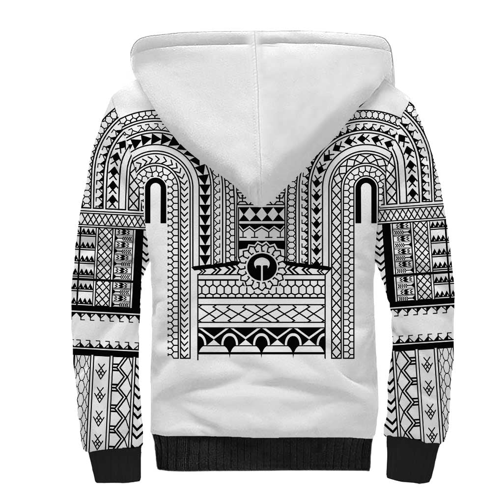 Philippines Igorot Tribal Art Tattoo White Sherpa Hoodie - Polynesian Pride