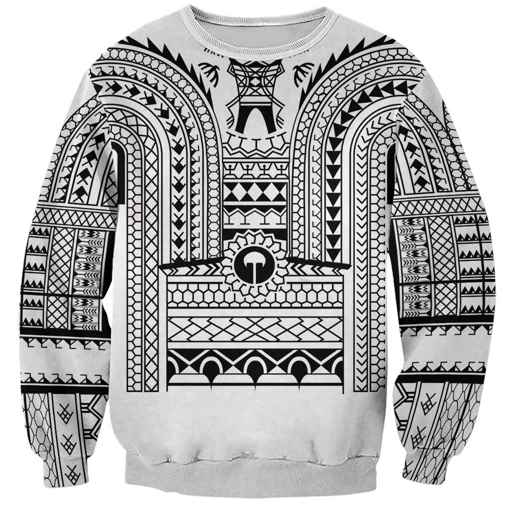 Philippines Igorot Tribal Art Tattoo White Sweatshirt - Polynesian Pride