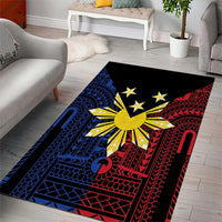 Philippines Sun Star Area Rug Igorot Tribal Inspiration LT05 - Polynesian Pride
