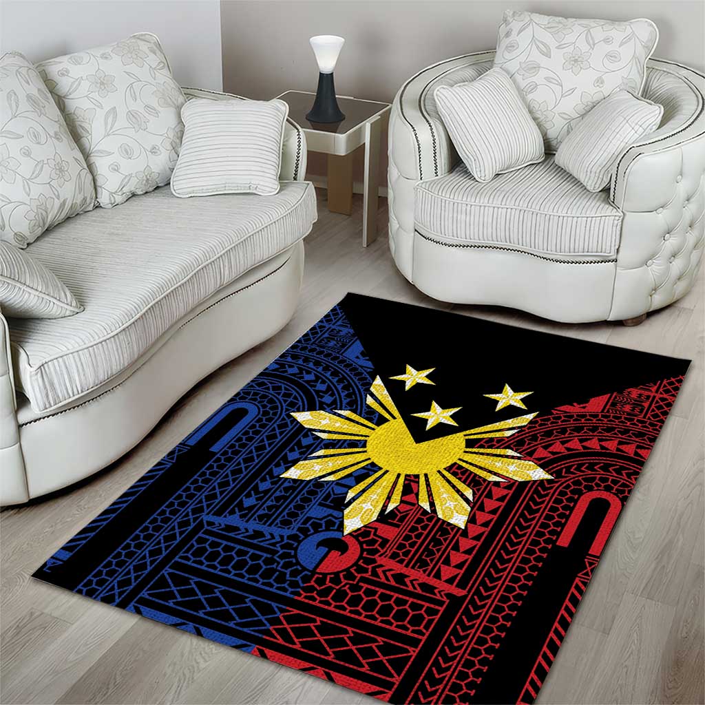 Philippines Sun Star Area Rug Igorot Tribal Inspiration LT05 - Polynesian Pride