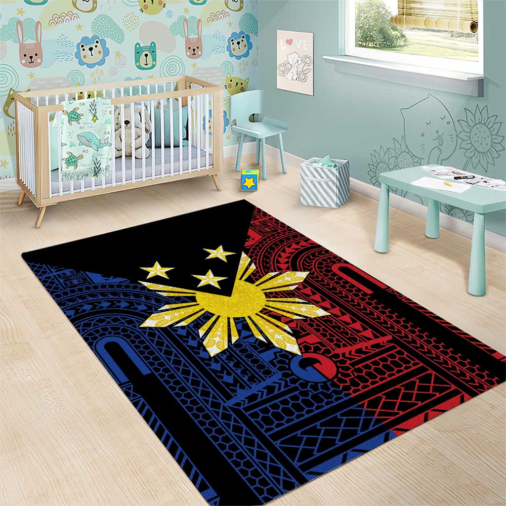 Philippines Sun Star Area Rug Igorot Tribal Inspiration LT05 - Polynesian Pride