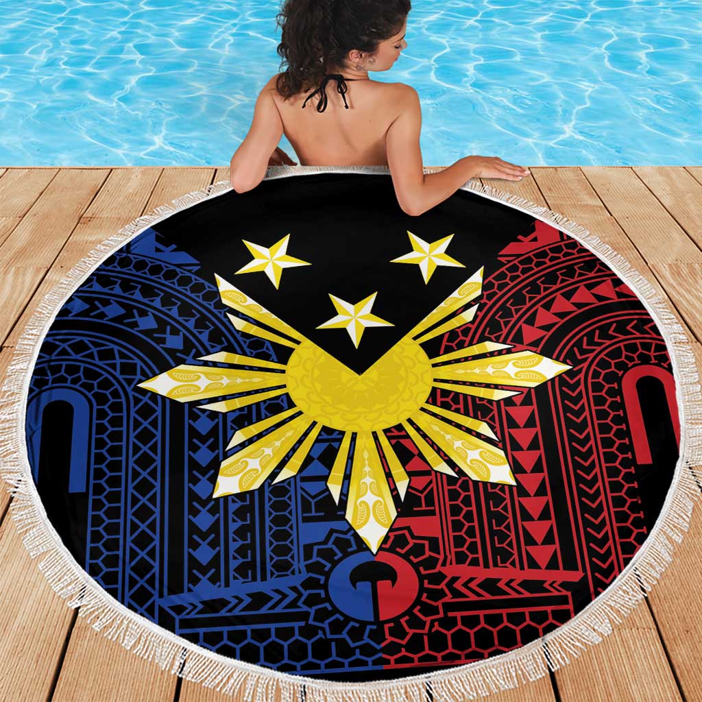 Philippines Sun Star Beach Blanket Igorot Tribal Inspiration - Polynesian Pride