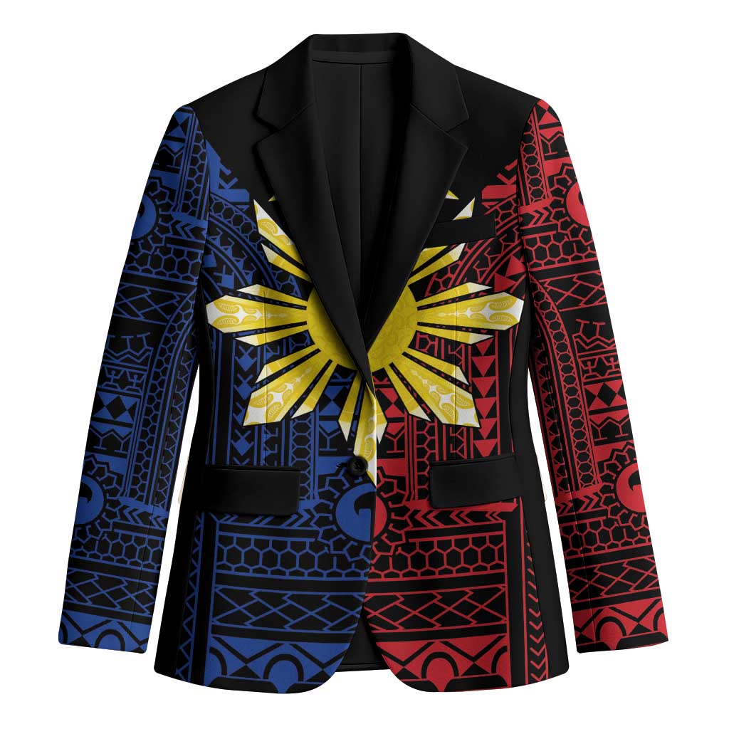 Philippines Sun Star Blazer Igorot Tribal Inspiration LT05 Unisex Black - Polynesian Pride