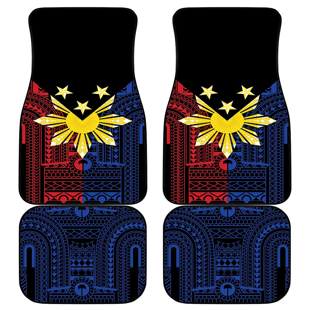 Philippines Sun Star Car Mats Igorot Tribal Inspiration LT05 - Polynesian Pride