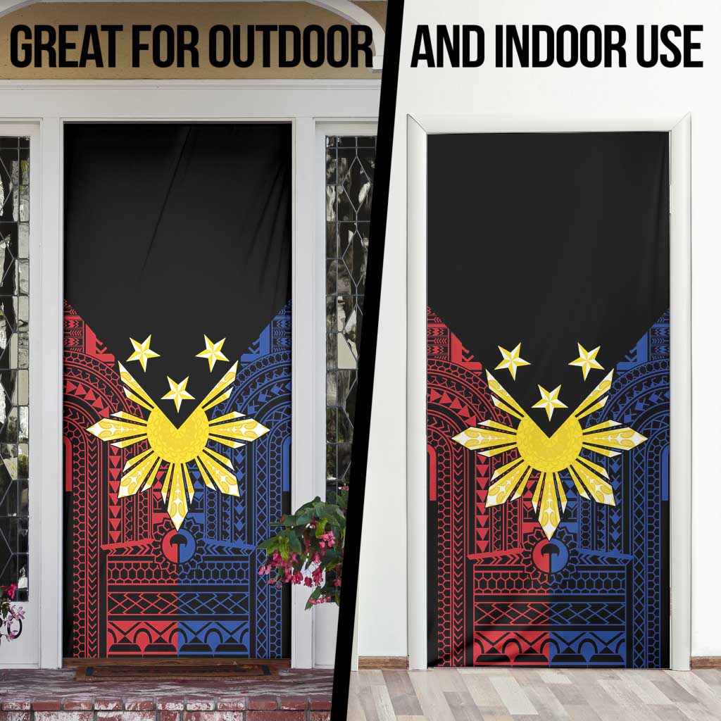 Philippines Sun Star Door Cover Igorot Tribal Inspiration - Polynesian Pride