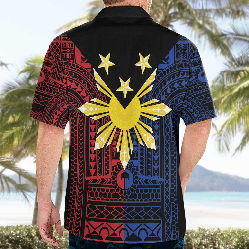 Philippines Sun Star Hawaiian Shirt Igorot Tribal Inspiration - Polynesian Pride
