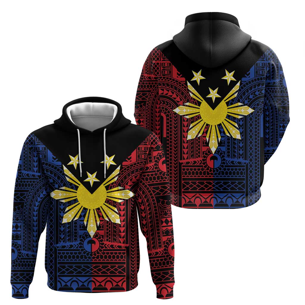 Philippines Sun Star Hoodie Igorot Tribal Inspiration - Polynesian Pride