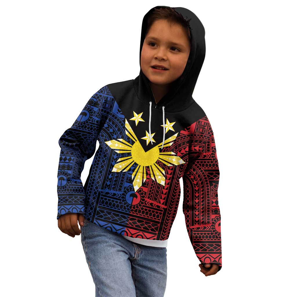 Philippines Sun Star Kid Hoodie Igorot Tribal Inspiration - Polynesian Pride