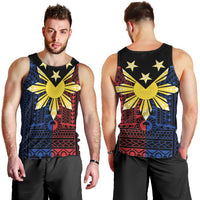 Philippines Sun Star Men Tank Top Igorot Tribal Inspiration - Polynesian Pride