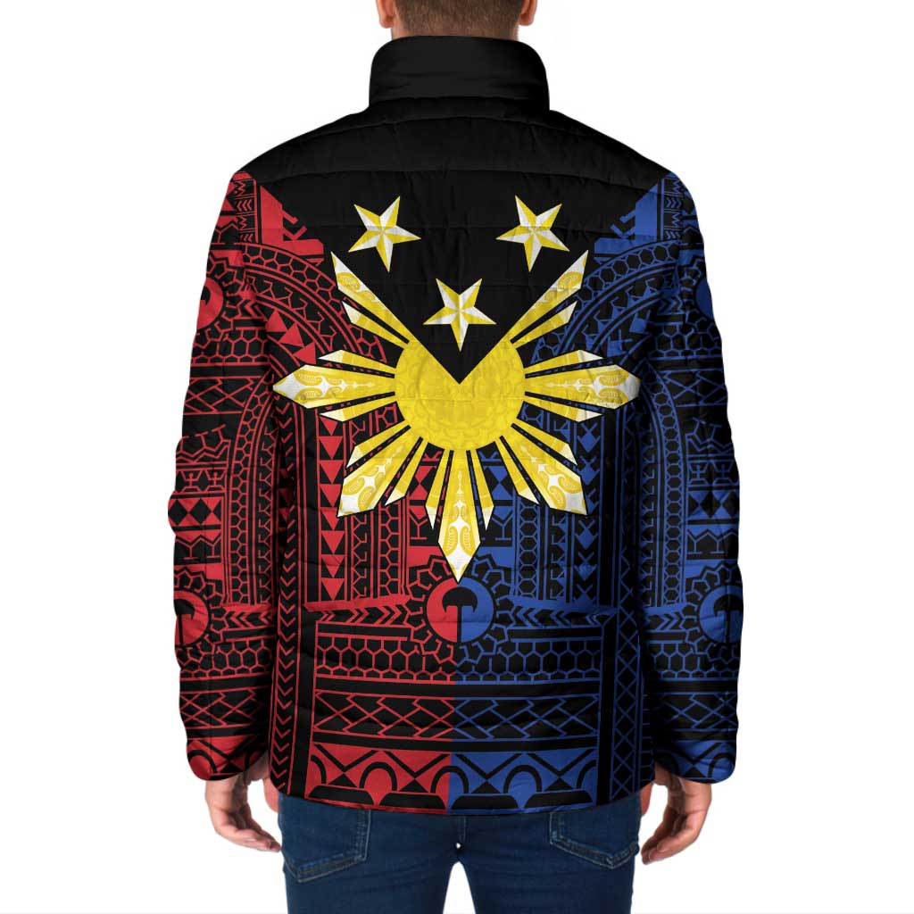 Philippines Sun Star Padded Jacket Igorot Tribal Inspiration LT05 - Polynesian Pride