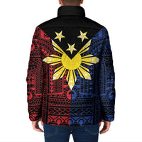 Philippines Sun Star Padded Jacket Igorot Tribal Inspiration LT05 - Polynesian Pride