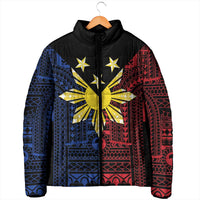 Philippines Sun Star Padded Jacket Igorot Tribal Inspiration LT05 - Polynesian Pride