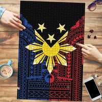 Philippines Sun Star Puzzle Igorot Tribal Inspiration LT05 Black - Polynesian Pride