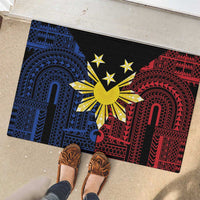 Philippines Sun Star Rubber Doormat Igorot Tribal Inspiration - Polynesian Pride