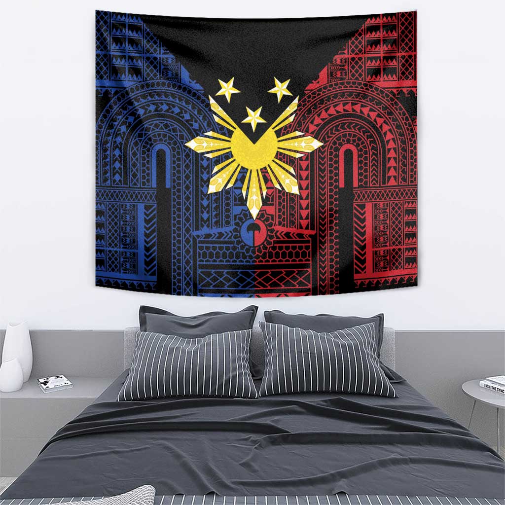 Philippines Sun Star Tapestry Igorot Tribal Inspiration - Polynesian Pride