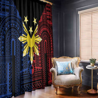 Philippines Sun Star Window Curtain Igorot Tribal Inspiration LT05 - Polynesian Pride