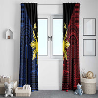 Philippines Sun Star Window Curtain Igorot Tribal Inspiration LT05 - Polynesian Pride