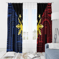 Philippines Sun Star Window Curtain Igorot Tribal Inspiration LT05 - Polynesian Pride