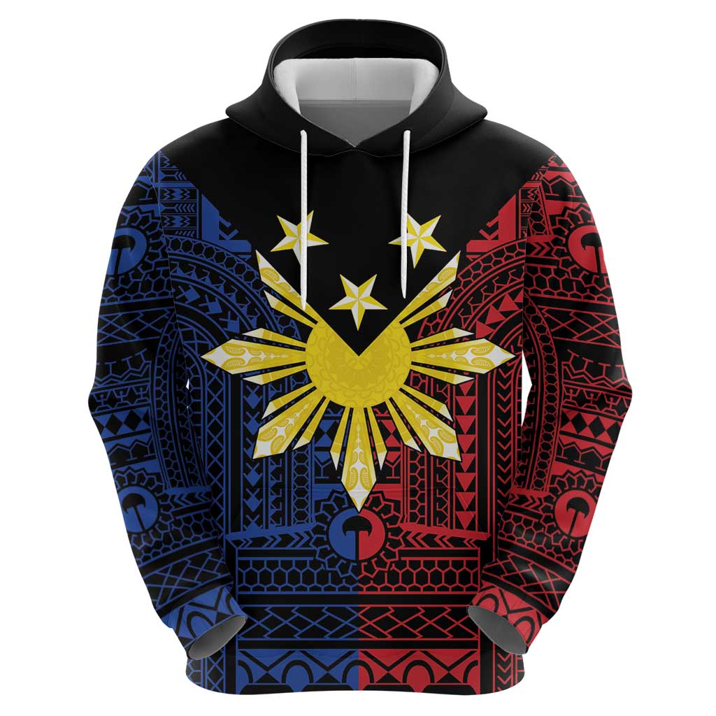 Philippines Sun Star Zip Hoodie Igorot Tribal Inspiration - Polynesian Pride