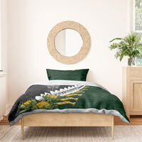 Rugby New Zealand And South Africa Bedding Set Silver Fern With Springboks LT05 - Polynesian Pride
