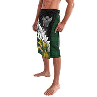 Custom Rugby New Zealand And South Africa Lavalava Silver Fern With Springboks LT05 - Polynesian Pride