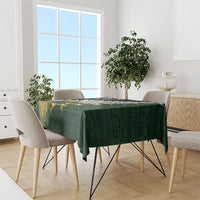 Rugby New Zealand And South Africa Tablecloth Silver Fern With Springboks LT05 - Polynesian Pride