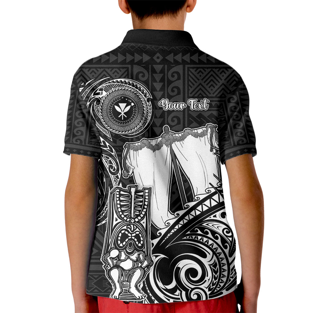 Personalized Hawaii Makahiki Season Kid Polo Shirt Akua Loa Polynesian Pattern LT05 - Polynesian Pride