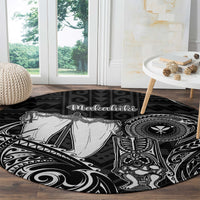 Hawaii Makahiki Season Round Carpet Akua Loa Polynesian Pattern LT05 - Polynesian Pride