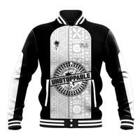 Personalized Fiji Obstacle Race 2023 Baseball Jacket Never Give Up LT05 Unisex Black - Polynesian Pride