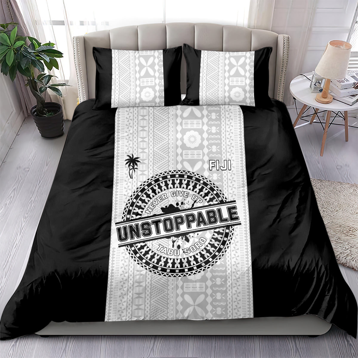 Fiji Obstacle Race 2023 Bedding Set Never Give Up LT05 - Polynesian Pride