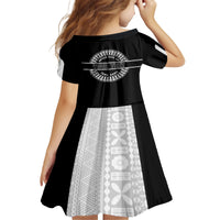 Personalized Fiji Obstacle Race 2023 Kid Short Sleeve Dress Never Give Up LT05 - Polynesian Pride